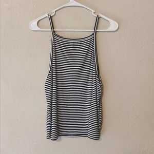 Black and White Soft Tank